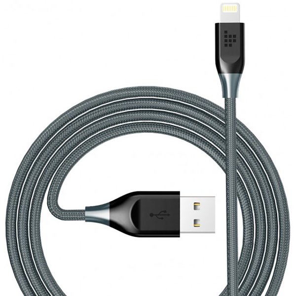 Кабель Tronsmart Lightning MFi 19AWG 1.2m Nylon Cable Grey